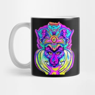 Lion King Psychedelic Mug